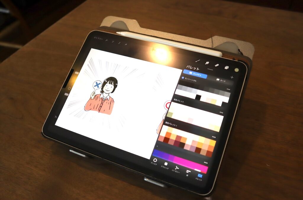 BoYata ノートパソコン スタンド・iPadで絵を描く際にも便利