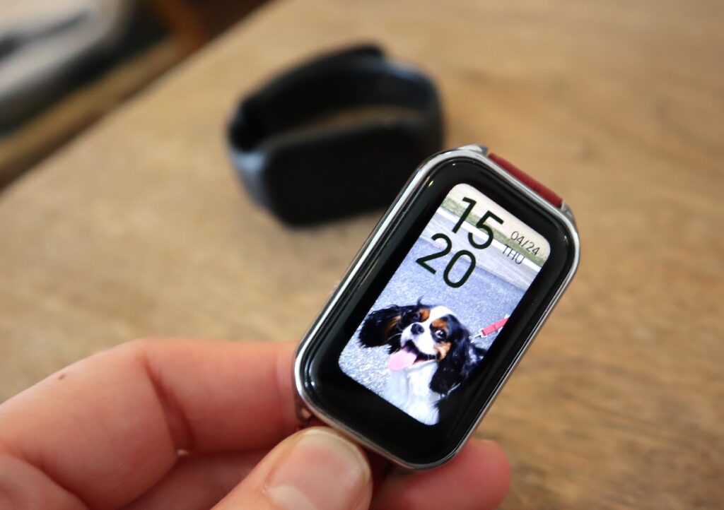 Xiaomi Smart Band 9 Active・好きな画像を壁紙にできる