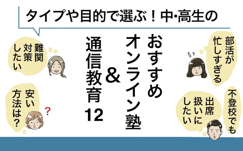 おすすめオンライン塾・通信教育アイキャッチ